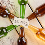 top view of message and bottles 2026 03 09 05 16 06 utc